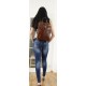 Leather backpack brown leather bag leather travel bag Babbet