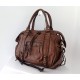 Acker Dark Brown Leather Handbag