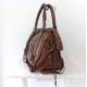 Acker Dark Brown Leather Handbag