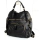 Leather Backpack Aim in Black for Bold Fashion