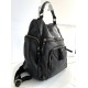 Leather Backpack Aim in Black for Bold Fashion