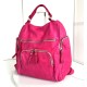 Aim Leather Backpack in Fuchsia for Fun Elegance