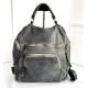 Aim Grey Leather Backpack for Sleek Fashion