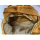 Yellow Aim Leather Backpack for Fresh Energy