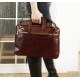 Leather briefcase April cognac leather laptop bag