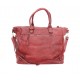 Leather tote bag Aren red-wine leather crossbody bag