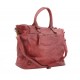 Leather tote bag Aren red-wine leather crossbody bag