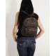 Small leather backpack Eisen dark brown leather bag