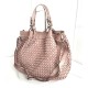 Elow Baby-Pink Italian Leather Tote Bag