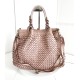 Elow Baby-Pink Italian Leather Tote Bag