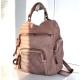 Vintage Baby-Pink Leather Backpack Jerry